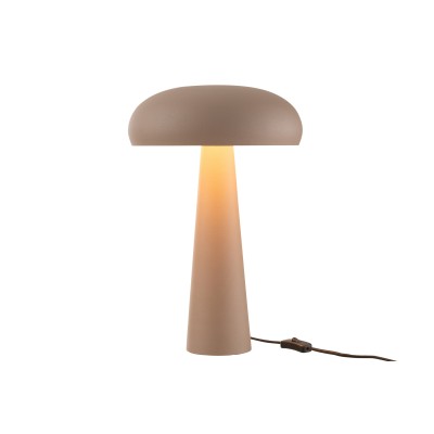 Lampe de table en fer taupe