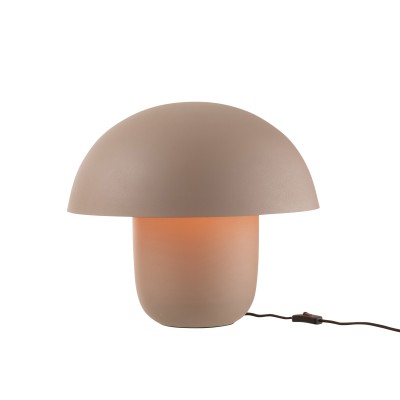 Lampe de table en fer taupe grande taille