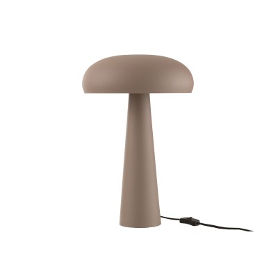 Lampe de table en fer taupe