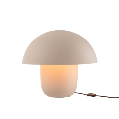 Lampe de table en fer Grège Grande taille