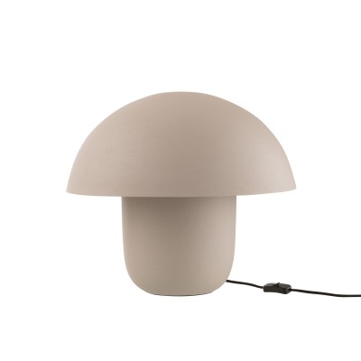 Lampe de table en fer Grège Grande taille