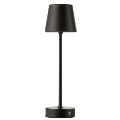 Lampe de table Goa en métal noir