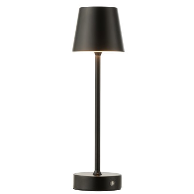 Lampe de table Goa en métal noir