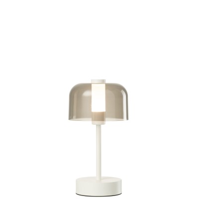 Lampe de table en métal blanc Woa