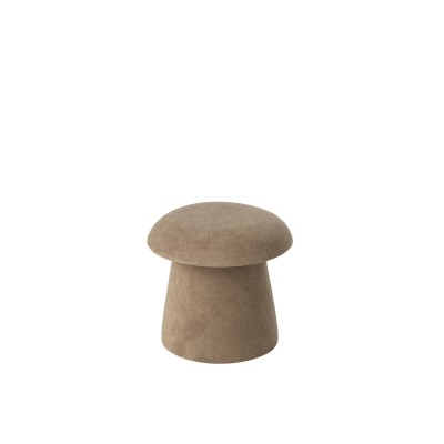 Tabouret Champignon Mdf Grège Petit