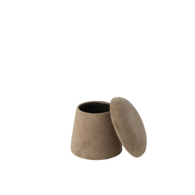 Tabouret Champignon Mdf Grège Petit