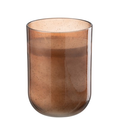 Bougie parfumée Li-Ly Land en cire brune grande - 80H