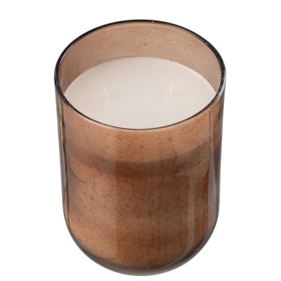 Bougie parfumée Li-Ly Land en cire brune grande - 80H