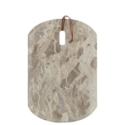 Plateau rectangulaire en marbre beige - small