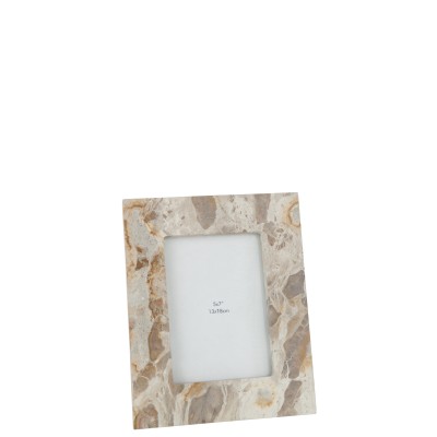 Cadre photo 13X18 en marbre beige