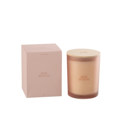Bougie parfumée Accords Essentiels Rose Rêveuse - 52H