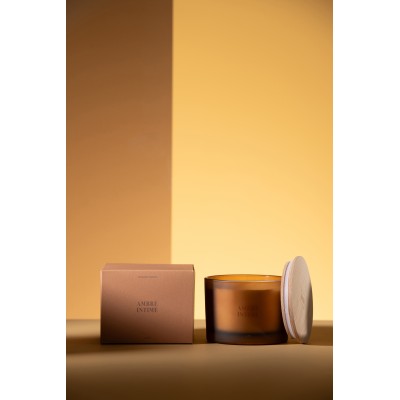 Bougie parfumée Accords Essentiels Ambre Intime - 28h
