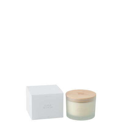 Bougie parfumée Accords Essentiels Fleur Blanche-28H