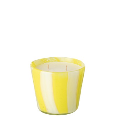 Bougie parfumée Noa Lines Jaune -50 heures